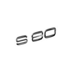 Emblem Trunk lid "S80"
