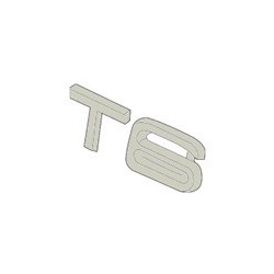 Embleem achterklep "T6"